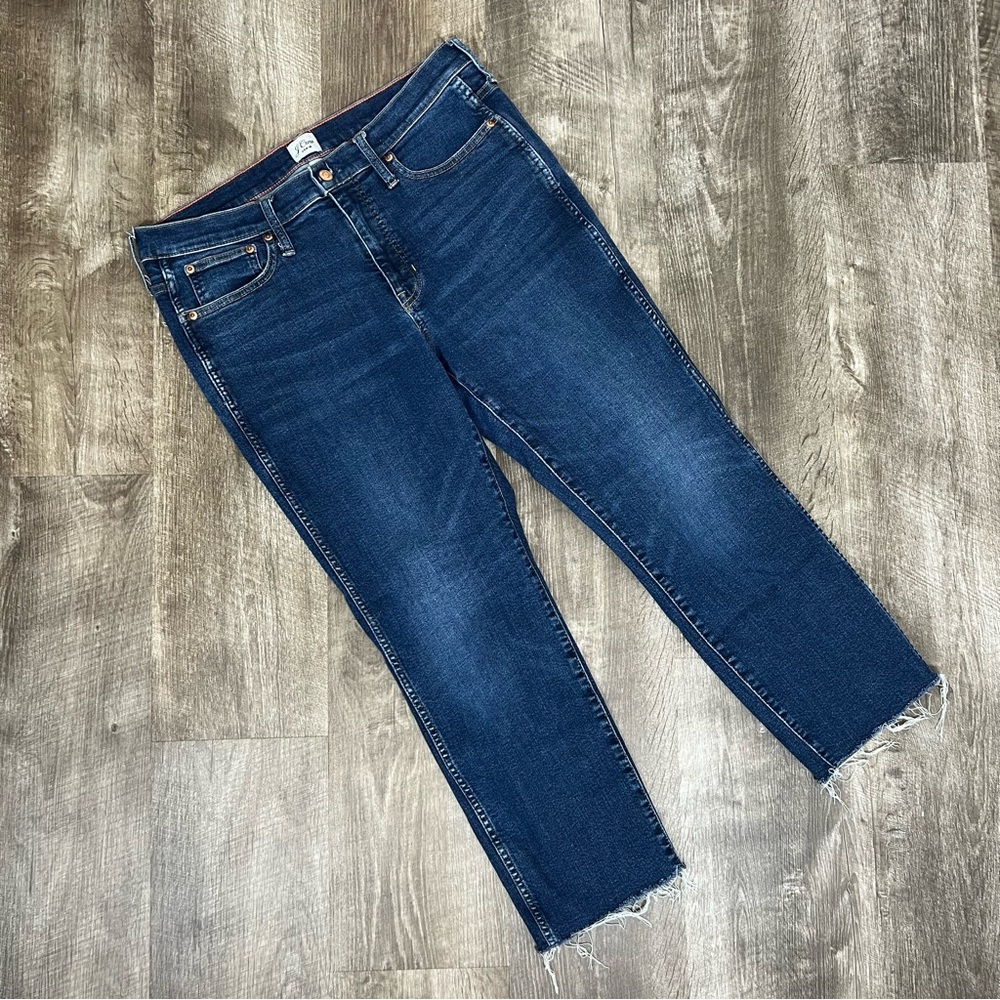 J.Crew 9" Vintage Raw Hem Straight Jeans